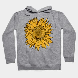 Sunflowers Summer Vibing Hoodie